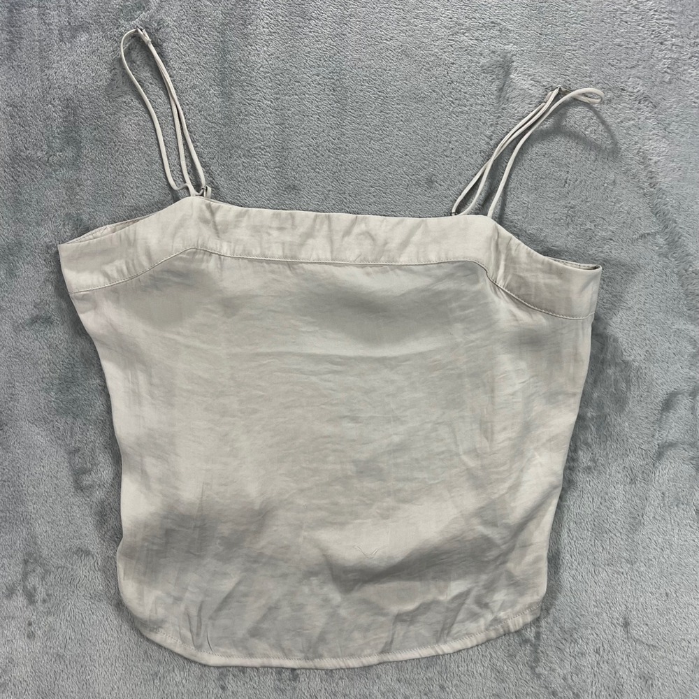 URBAN OUTFITTERS Camisole Womens Medium Gray Double Strap Square Neck Tank
